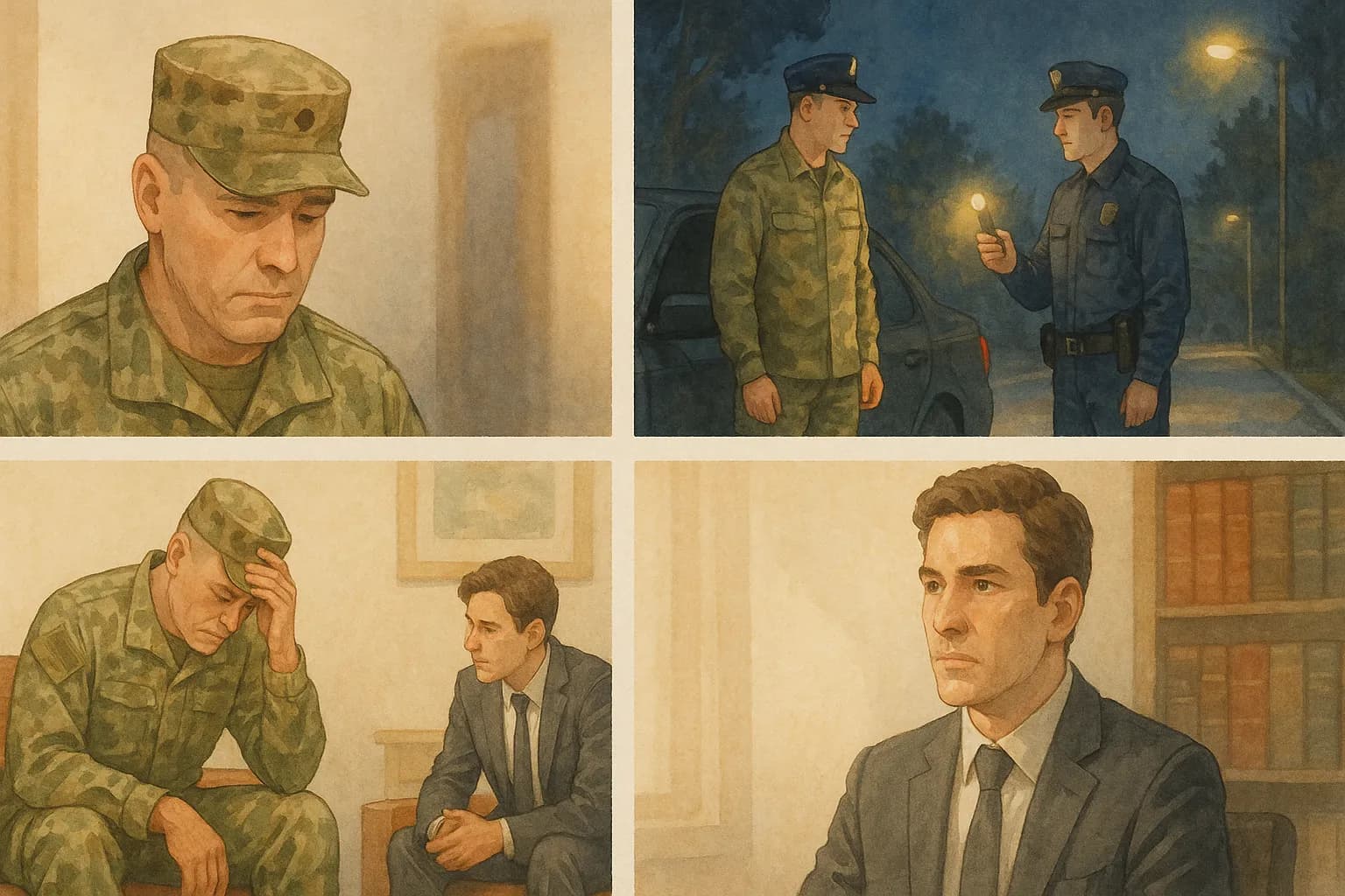 군인음주운전 사건 법률상담 요청 사례