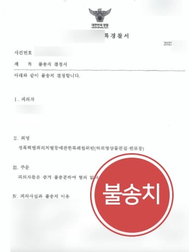 [서울성범죄변호사 성공사례] 딥페이크 활용 음란물 제작 사건 조력, 성범죄불송치 받아냄