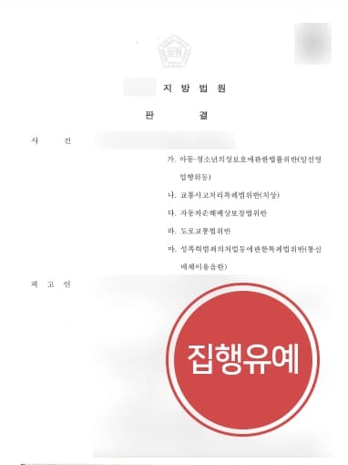 [아동청소년성보호법 위반] 미성년자 대상 성매수알선범 집행유예 성공 