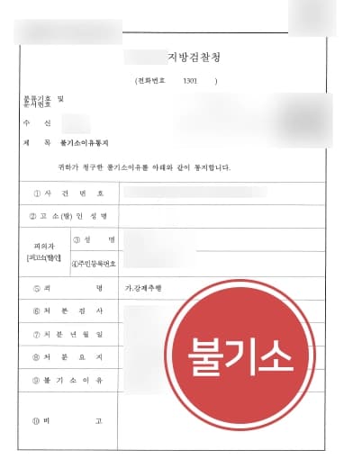 [성추행처벌 불기소] 술집에서 만취로 직원 대상 강제추행, 형사전문변호사 불기소받아냄