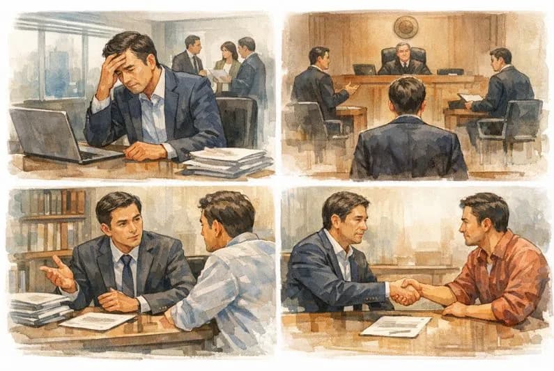 대륜 변호사상담 의뢰인 사건 경위