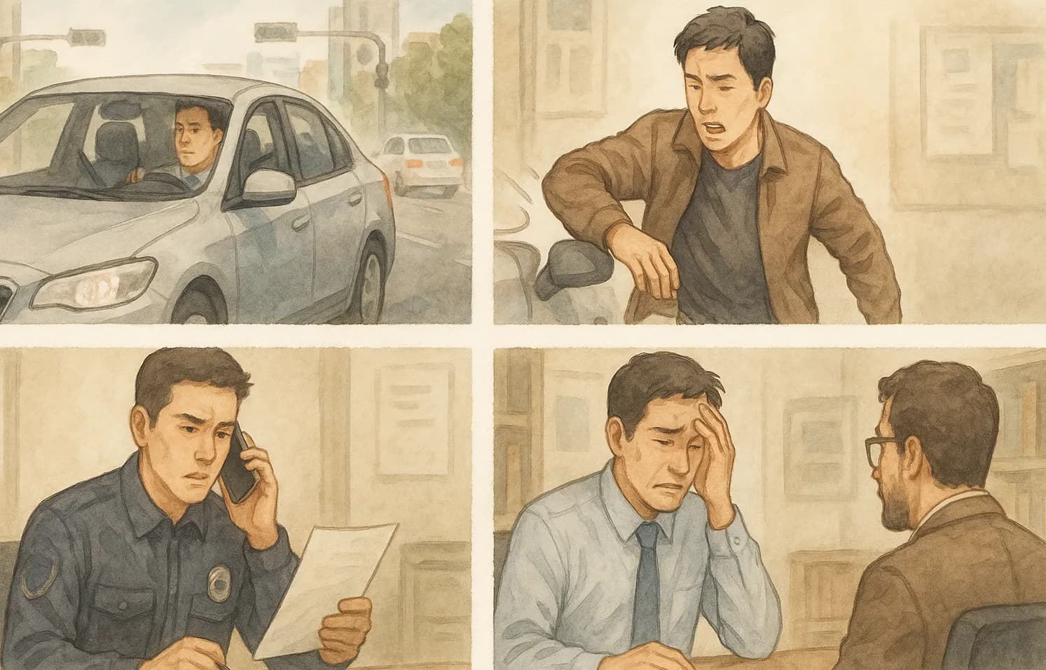 교통사고법률사무소 교통사고 사건 경위 업무 사례