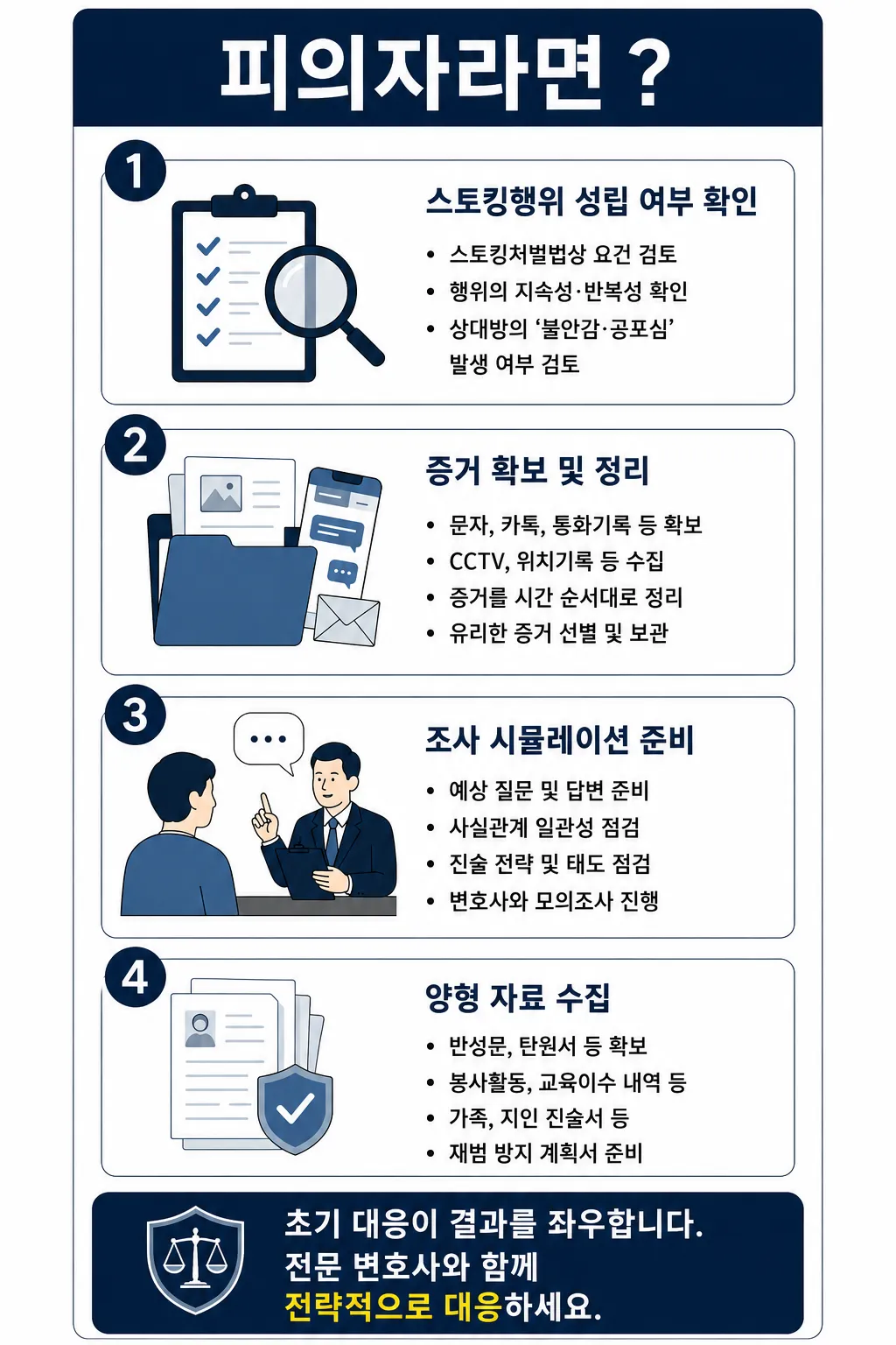 스토킹변호사 처벌 형량 방어하려 불기소 받은 사례